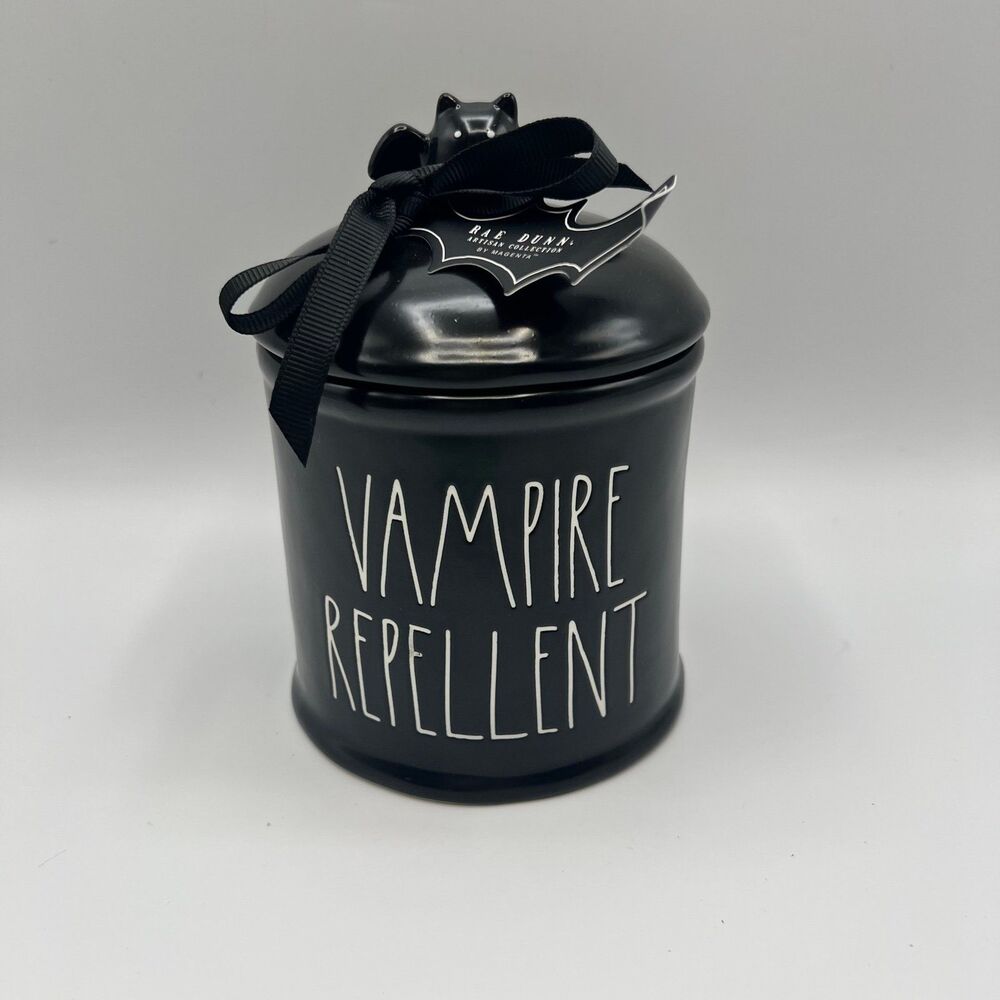 Rae Dunn VAMPIRE REPELLENT Canister